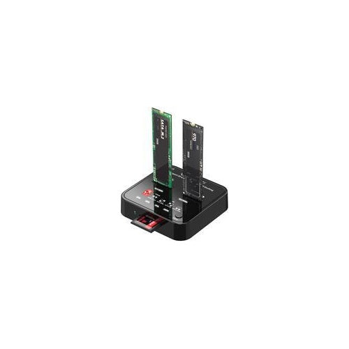 CoreParts USB3.2 Type-C 10Gbps M.2 SATA/NVMe SSD Clone Docking - SATA/NVMe SSD Clone Docking (MS-CLONER-M2-SD) afbeelding 1