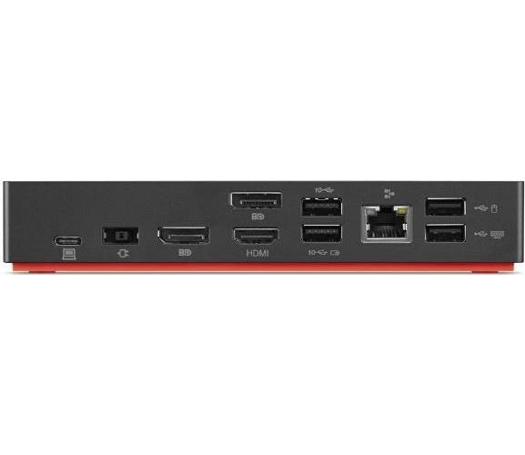 Lenovo ThinkPad USB-C Dock Gen 2 - Dockingstation - USB-C - HDMI, 2 x DP - 1GbE - 90 Watt - Südafrika (40AS0090SA) afbeelding 1