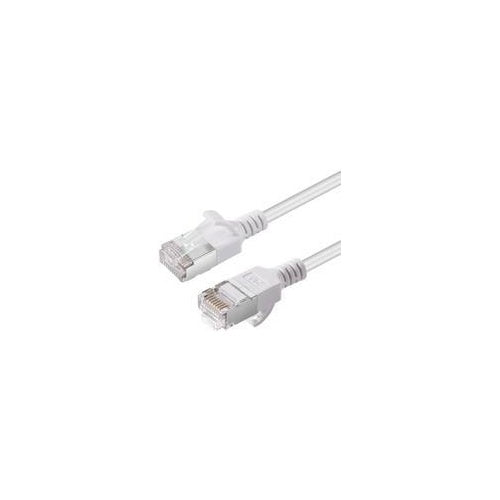 Microconnect V-FTP6A10W-SLIM Netzwerkkabel Weiß 10 m Cat6a U/FTP (STP) (V-FTP6A10W-SLIM) - 5715063027493 - image 1