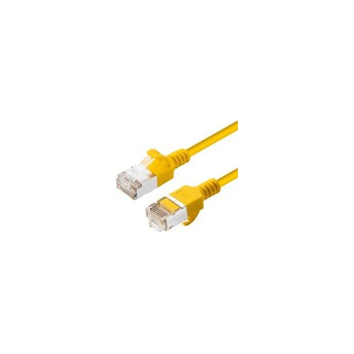 Microconnect V-FTP6A10Y-SLIM Netzwerkkabel Gelb 10 m Cat6a U/FTP (STP) (V-FTP6A10Y-SLIM) - 5715063027776 - image 1