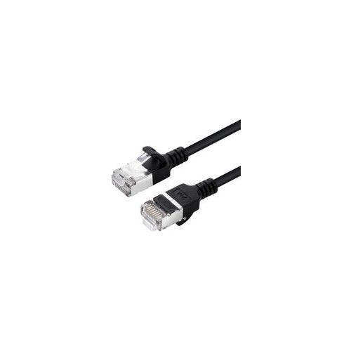 Microconnect V-FTP6A10S-SLIM Netzwerkkabel Schwarz 10 m Cat6a U/FTP (STP) (V-FTP6A10S-SLIM) - 5715063027950 - image 1