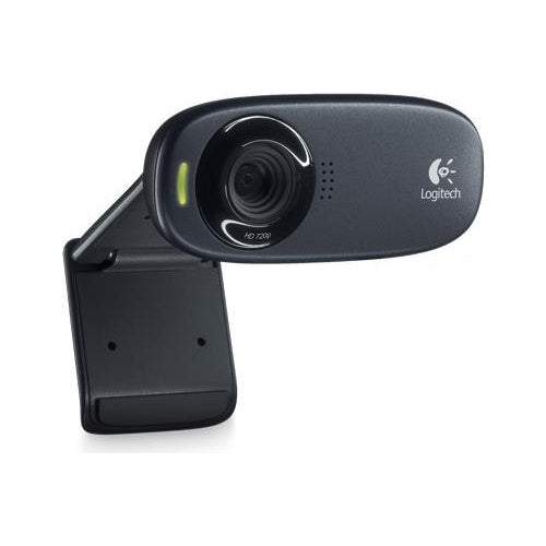 Logitech HD C310 Webcam 1280 x 720 Pixel USB 2.0 Schwarz (960-000585) afbeelding 1
