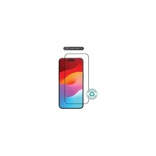 eSTUFF ES501406-10BULK. Markenkompatibilität: Apple, Kompatibilität: iPhone 15 Pro, Schutzfunktion: Kratzresistent, Splitterfrei. Material: Gehärtetes Glas, Produktfarbe: Schwarz, Transparent. Menge pro Packung: 10 Stück(e) (ES501406-10BULK) afbeelding 1