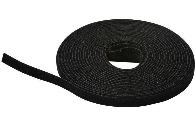 Lanview LVT-HL1015B. Typ: Kabelbinder mit Klettverschluss, Produktfarbe: Schwarz. Länge (mm): 5000 mm, Tiefe: 140 mm, Breite: 10 mm. Menge pro Packung: 1 Stück(e) (LVT-HL1015B) afbeelding 1