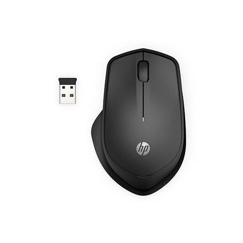 HP 285 Silent - Maus - ergonomisch - optisch - kabellos - 2,4 GHz - kabelloser Empfänger (USB) (6G4E6AA) afbeelding 2