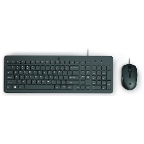 HP 150 - Tastatur-und-Maus-Set - USB - Französisch - Schwarz - für HP 21, 22, 24, 27, Pavilion 24, 27, TP01, Pavilion Laptop 13, 14, 15 (240J7AA#ABF) afbeelding 1