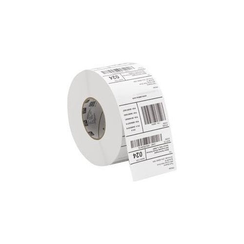Zebra Z-Select 2000T - Papier - matt - permanenter Acrylklebstoff - Oberseite beschichtet - 139 Mikron - weiß - 102 x 51 mm 2000 Etikett(en) (1 Rolle(n) x 2000) RFID-Etiketten (ZIPRT3017403) afbeelding 1