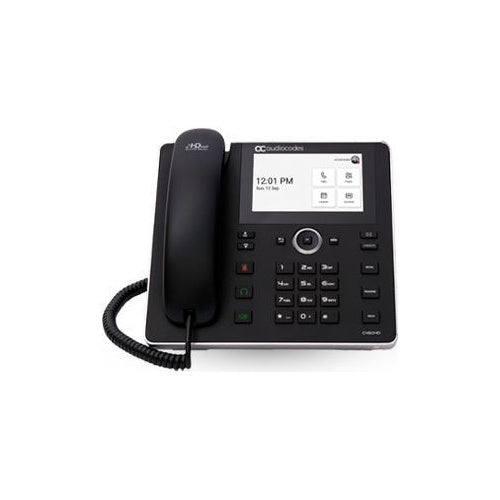 AudioCodes C455HD - VoIP-Telefon mit Rufnummernanzeige - RTCP, RTP, SRTP - 8 Leitungen (TEAMS-C455HD) afbeelding 1