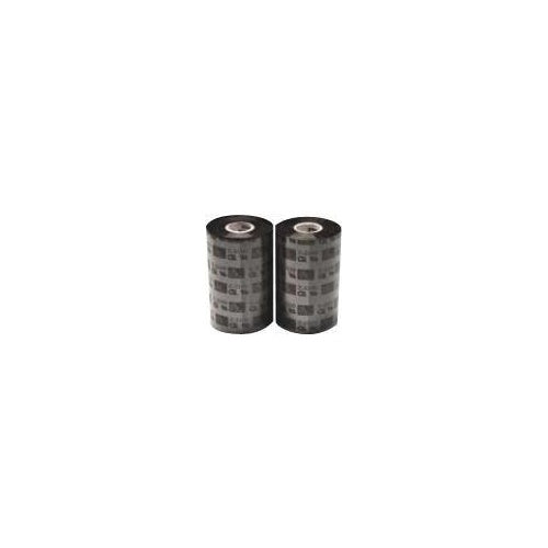 Thermotransferbänder, Zebra, 2300, Wachs, 56,9 mm, 74m, Außen, Schwarz Thermotransferband, Zebra, 2300, Wachs, Rollenbreite: 56,9 mm, Kernbreite: 58mm, Kern: 12,7mm, Länge: 74m, Farbseite: Außen, Druckkopf: Flat-Head, Farbe: Schwarz - 12 St afbeelding 1