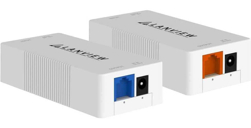 Lanview 100Mb POE Extender With 30Watts Up to 800m (LVN-100MB-POE30W-EXTENDER-800M) afbeelding 1