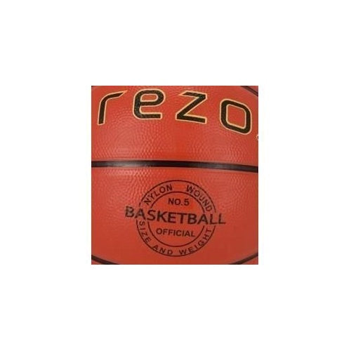 Ballon de basket - REZO - Caoutchouc - Taille 5 - Marron - Polyvalent afbeelding 3