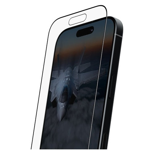 PanzerGlass Stealth Screen Protector w. black Frame iPhone 17/16 Pro (PG54911) afbeelding 1