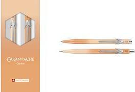 CARAN D'ACHE Schreibgeräte-Set Sunset Sky, orange Inhalt: 1 Kugelschreiber, Strichstärke: M, - 1 Stück (8490.705)