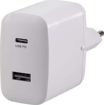 VOLTCRAFT UC-2ACX001 VC-11501480 USB Charger Socket - 2 x USB, USB-C - 3000 mA (VC-11501480)
