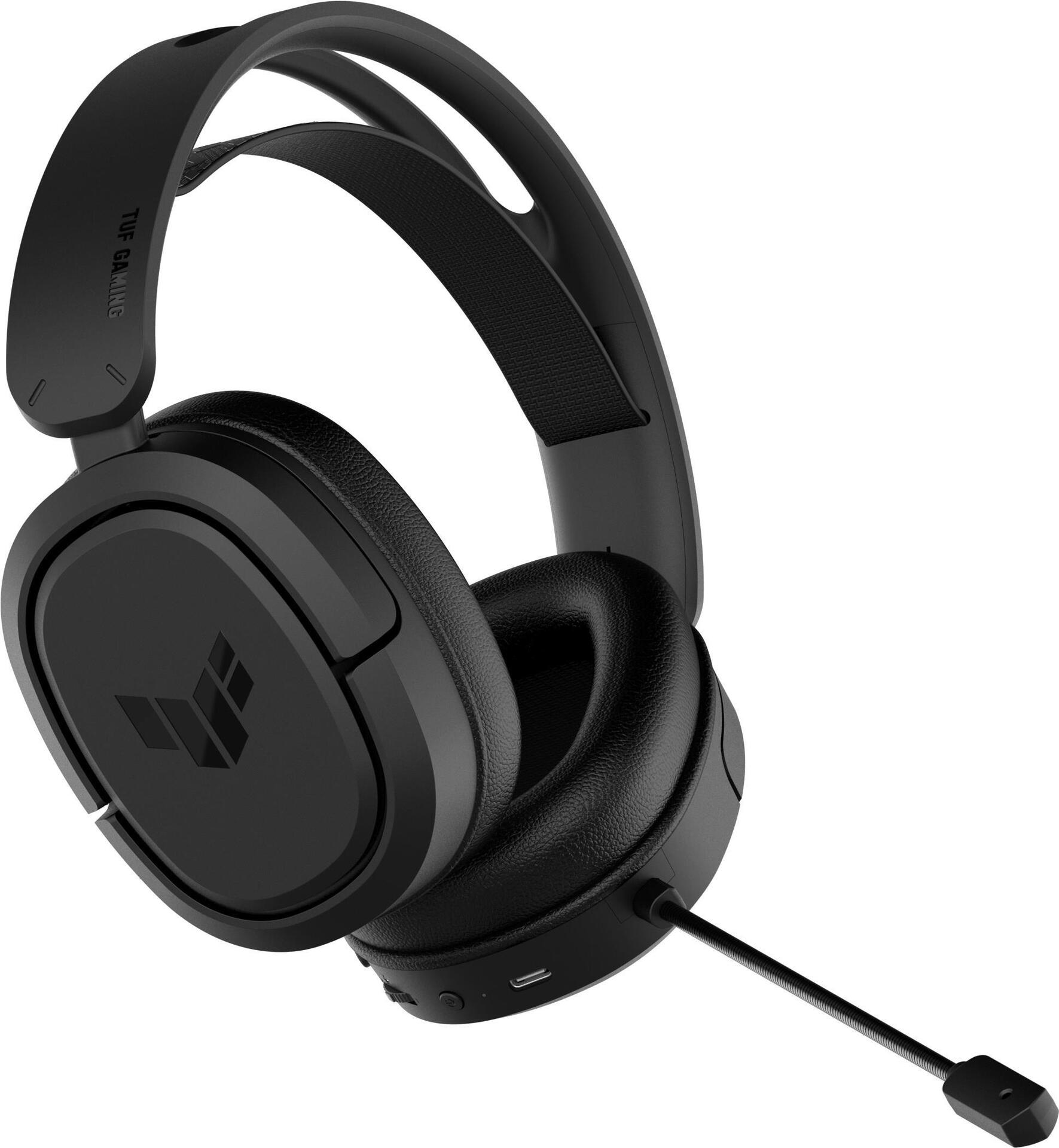 ASUS TUF Gaming H1 Wireless Headset - Over-ear - 2.4 GHz - Black
