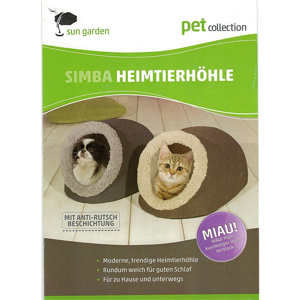 Sun Garden Simba Pet Den 45x40x32cm Anthracite/Grey