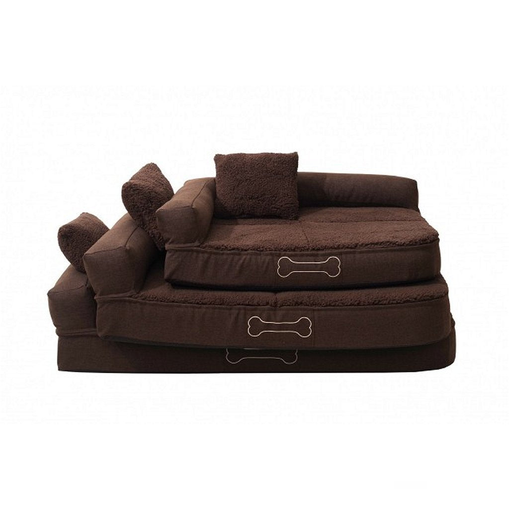 Sun Garden Pallina Orthopedic Dog Cushion 80x60x25 cm Brown