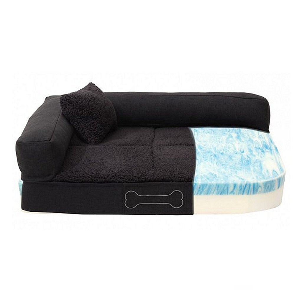 Sun Garden Pallina Orthopedic Dog Cushion 80x60x25 cm Brown