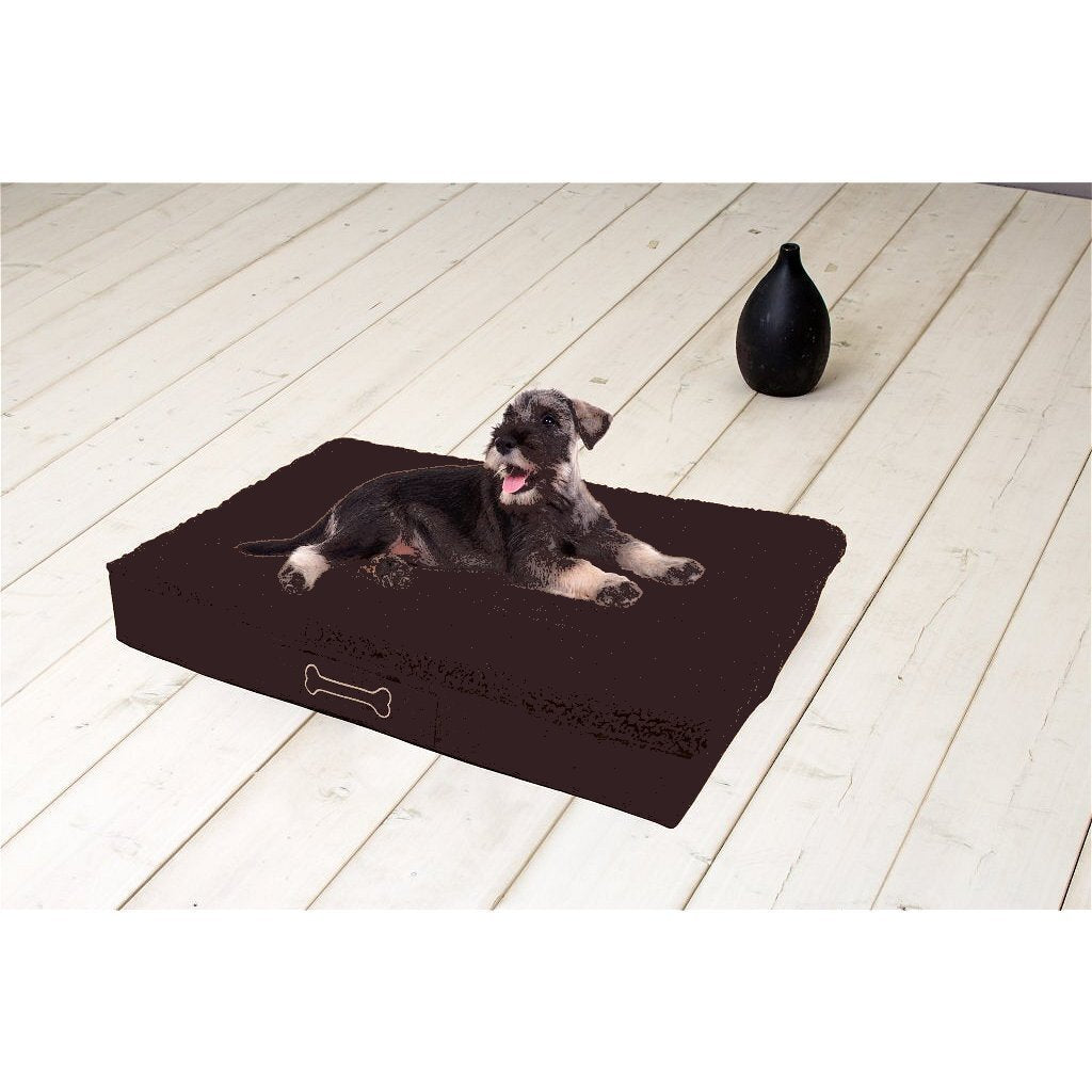 Sun Garden Buddy Orthopedic Dog Cushion 72x50x8cm Dark Brown