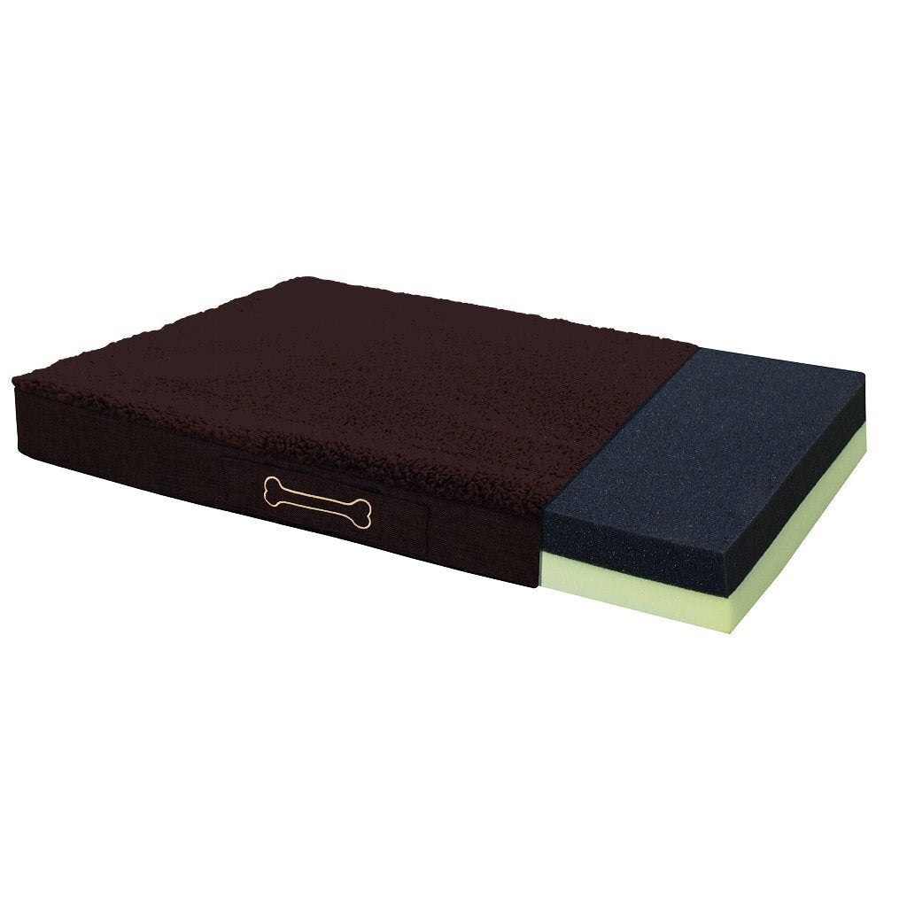 Sun Garden Buddy Orthopedic Dog Cushion 72x50x8cm Dark Brown