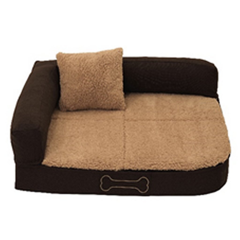 Sun Garden Pallina Orthopedic Dog Cushion 80x60x25 cm Brown/Beige