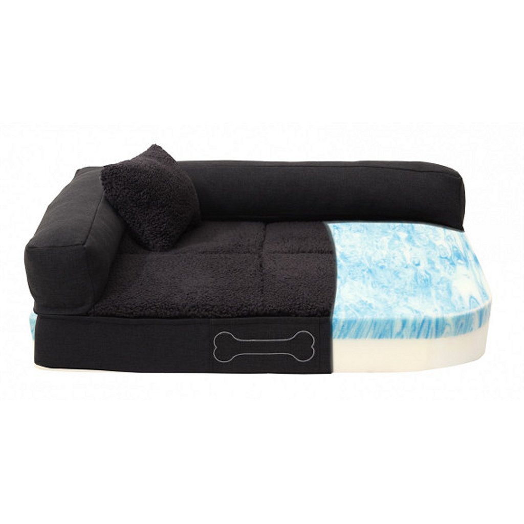 Sun Garden Pallina Orthopedic Dog Cushion 80x60x25 cm Brown/Beige