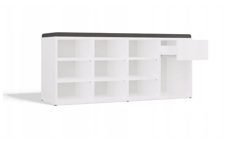 TALLIN shoe cabinet  white afbeelding 3