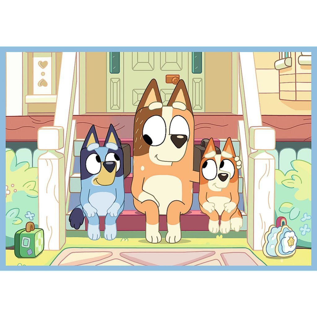 Trefl Bluey 4-in-1 Puzzle 12-24 Pieces