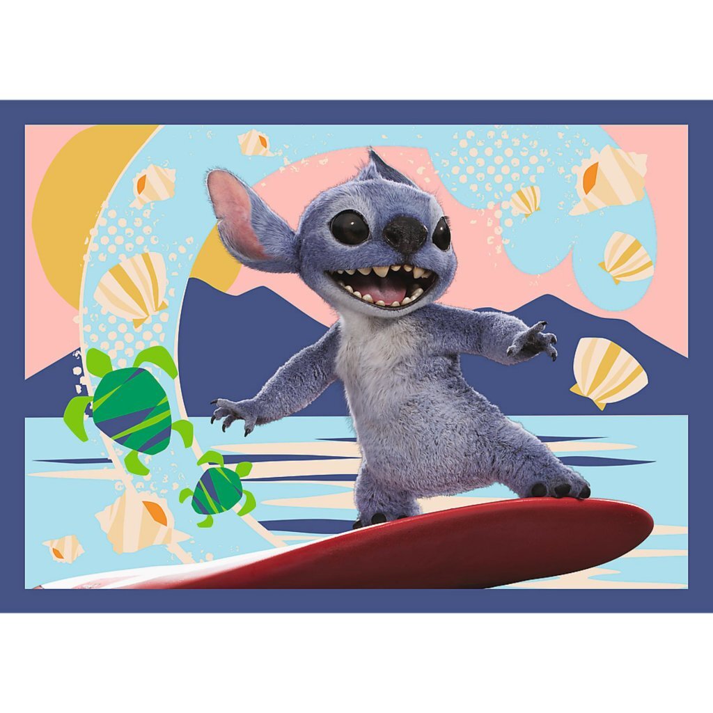 Trefl Disney Stitch 4-in-1 Puzzle 35-70 Pieces