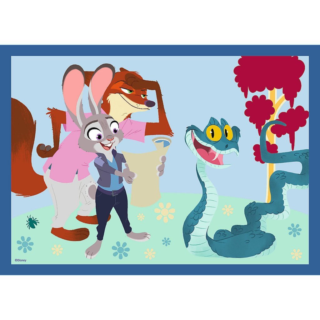 Trefl Disney Zootropolis 4in1 Puzzel 35-70 Stukjes