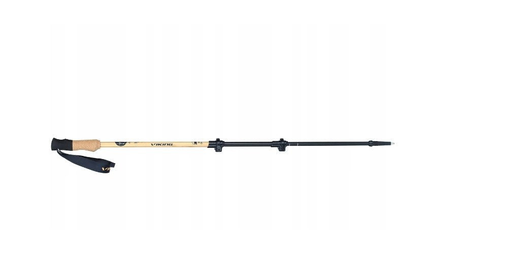 Viking Bamboo Pro Trekking Poles Brown 65-135 afbeelding 2