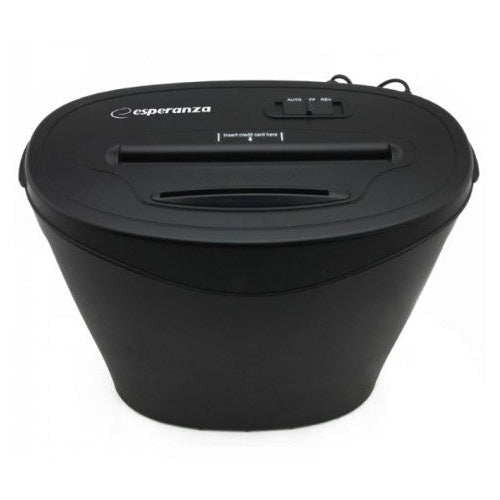 Esperanza EN103 paper shredder 22 cm Black - 5901299900550 - image 2