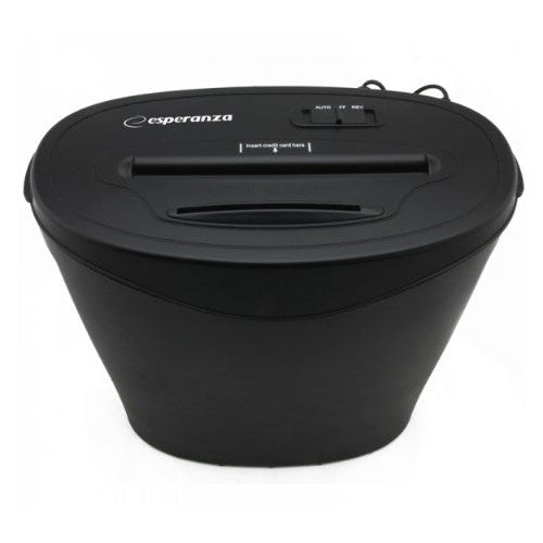 Esperanza EN103 paper shredder 22 cm Black - 5901299900550 - image 3