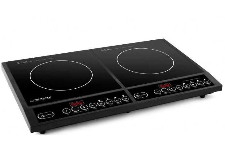 Esperanza EKH008 hob Black Countertop Zone induction hob 2 zone(s) afbeelding 1