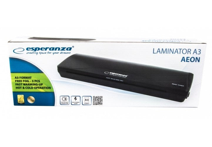 Esperanza EFL003 laminator Cold/hot laminator 250 mm/min Black - 5901299949443 - image 2