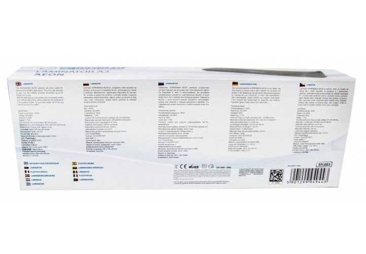 Esperanza EFL003 laminator Cold/hot laminator 250 mm/min Black - 5901299949443 - image 3