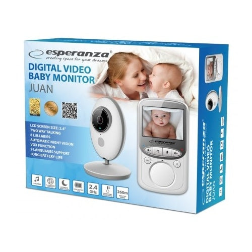 Esperanza EHM003 video baby monitor 50 m White afbeelding 2