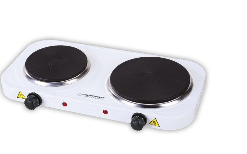 Esperanza EKH014W Electric cooker 2 zones White afbeelding 1