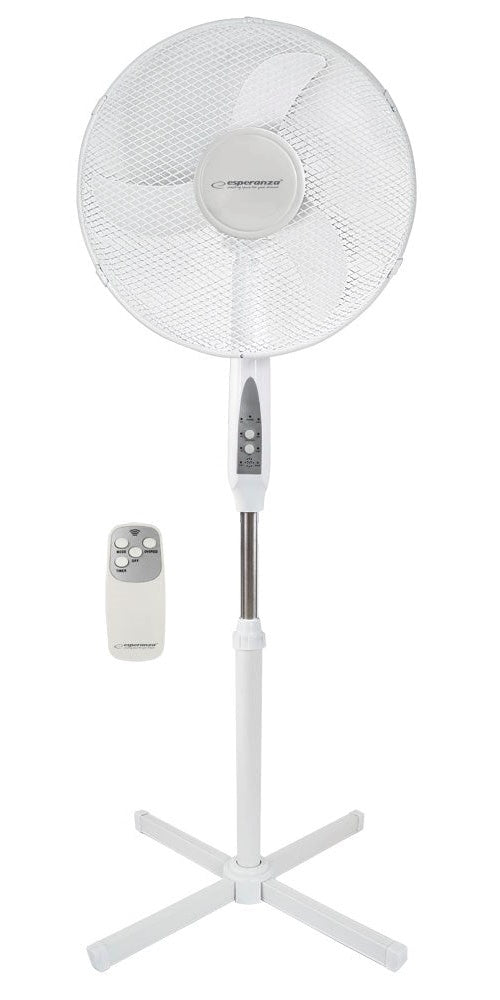 Esperanza EHF007WW Standing Fan White - 5901299965566 - image 1