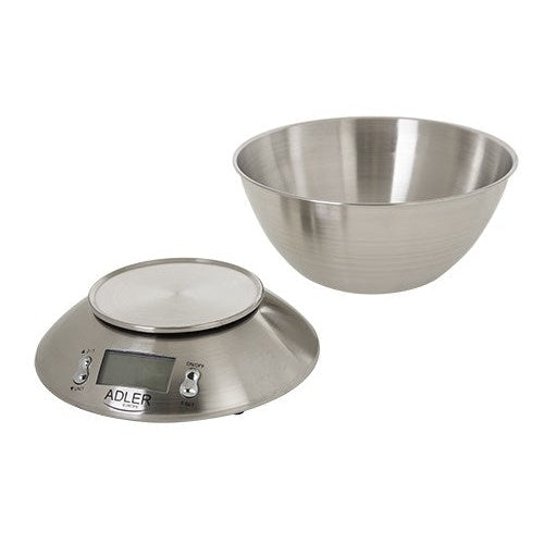 Adler AD 3134 Electronic kitchen scale Stainless steel Round afbeelding 3