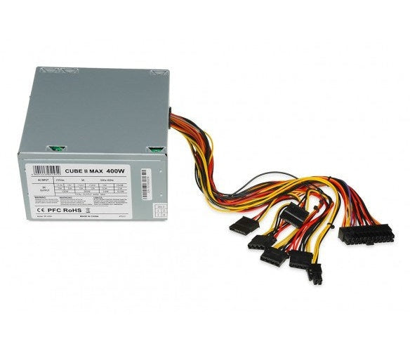 iBox CUBE II power supply unit 400 W 20+4 pin ATX ATX Silver afbeelding 3