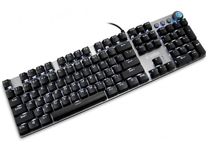 iBox Aurora K-4 keyboard USB QWERTY Black afbeelding 2