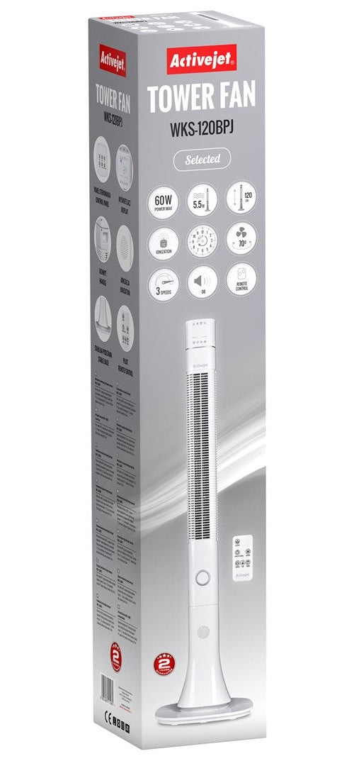 Tower Fan Activejet Selected WKS-120BPJ afbeelding 2