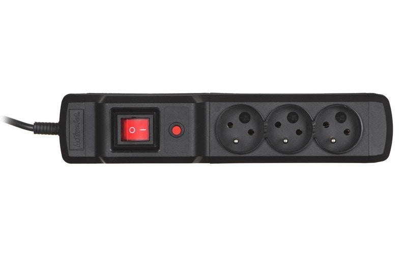 Activejet COMBO 3GN 5M black power strip with cord - 5901443115601 - image 2