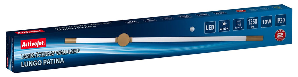 Activejet LED wall lamp AJE-LUNGO Patina - 5901443391210 - image 1