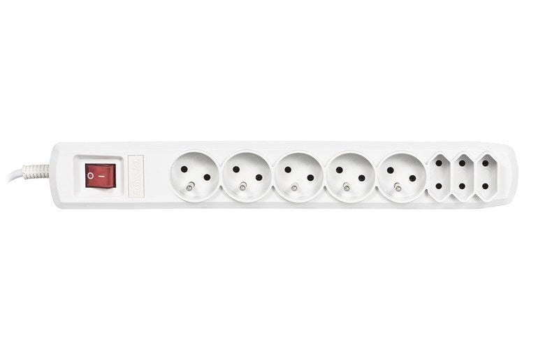 Activejet APN-8G/3M-GR power strip with cord - 5901452155452 - image 2