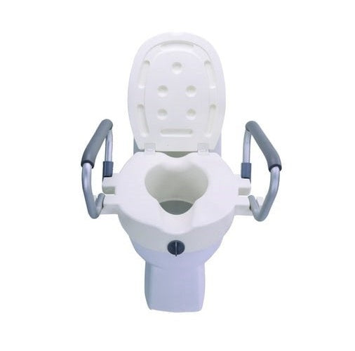 Raising toilet seat with foldable handrails AT51205 afbeelding 1