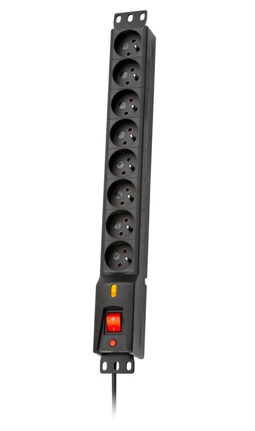 LESTAR LXARM 810 G-A K.:CZ 1 5M 19 PDU Black 8 AC outlet(s) 230 V 1.5 m afbeelding 1