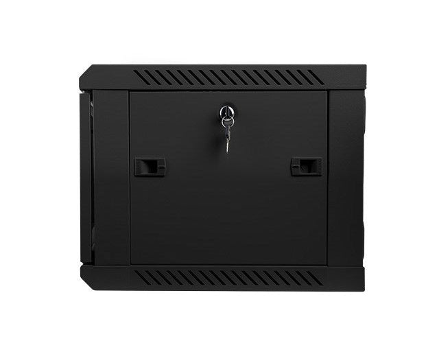 Lanberg Rack Wandschrank 48,30cm (19") 6U/600X450 Glastür schwarz (WF01-6406-10B) afbeelding 3