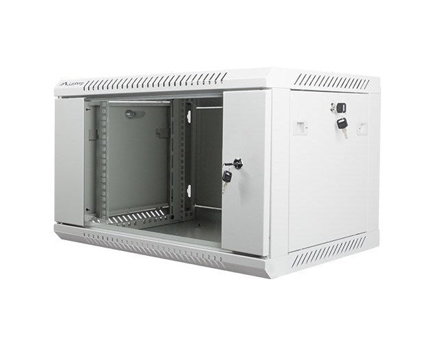 Lanberg wall-mounted 19  cabinet 4U 600x450 gray wf01-6406-10s afbeelding 1